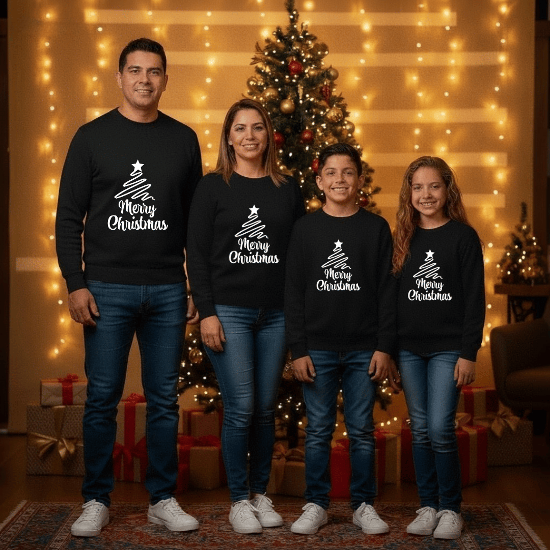 Nuevo Buzo Navidad Brillante